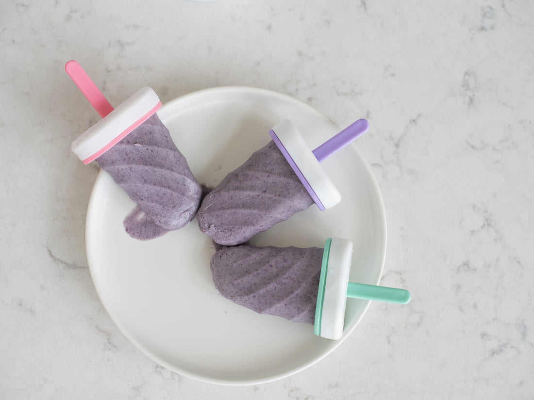 Wild Blueberry Popsicles