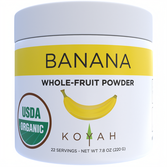 organic banana powder