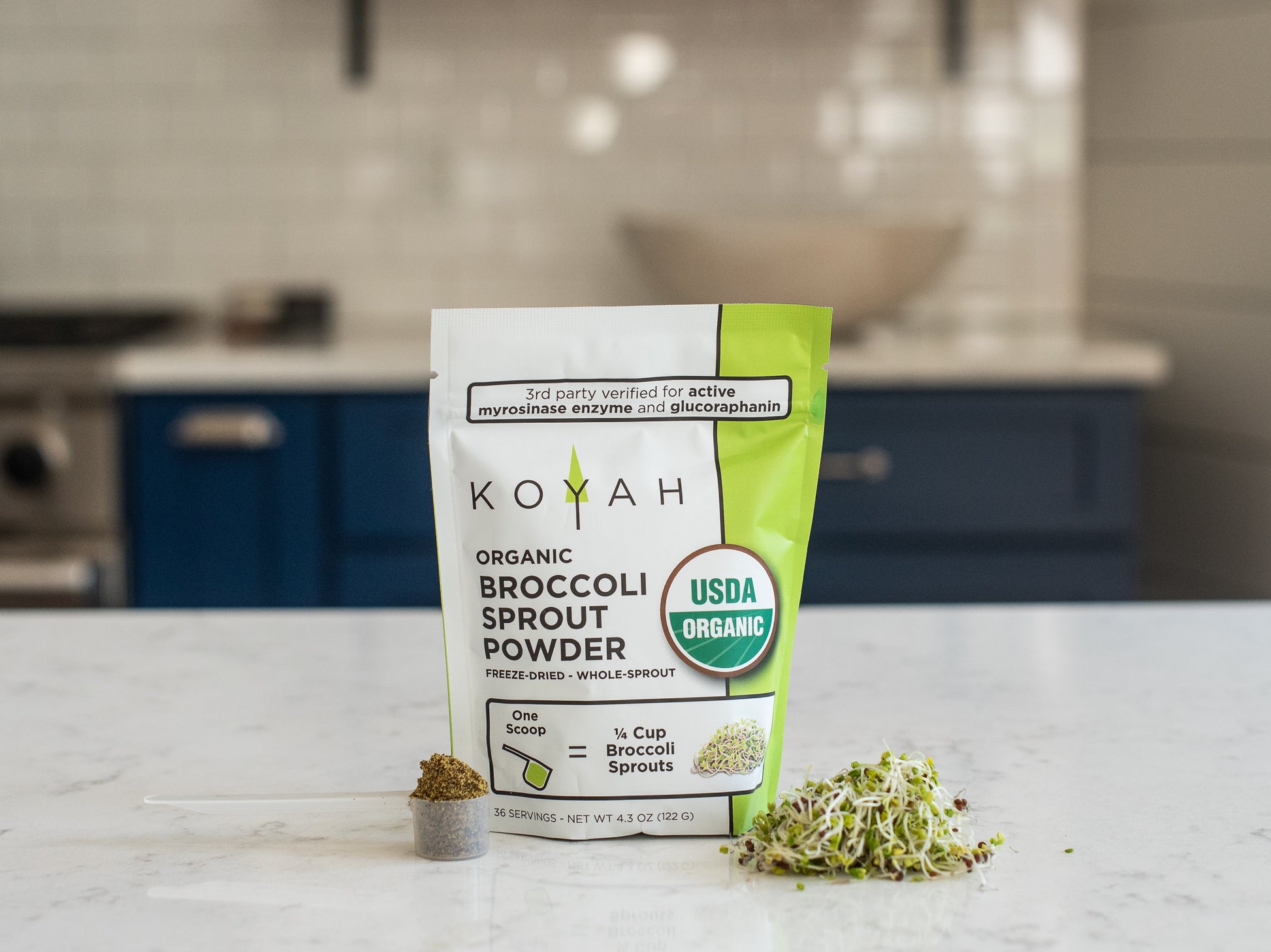 organic broccoli sprout powder