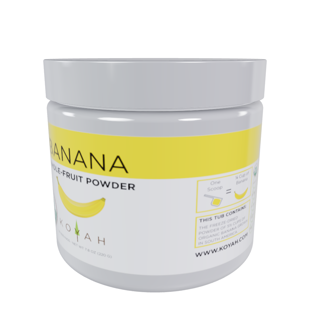 organic banana powder