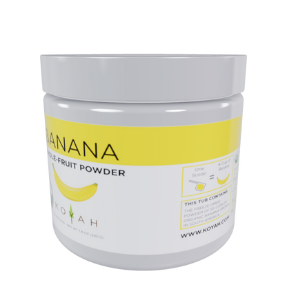 organic banana powder